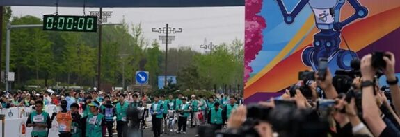 İnsansı Robotların İnsanlarla Yarıştığı Dünyanın İlk Yarı Maratonu