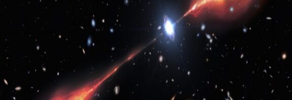 Giant Jets Bigger Than The Milky Way Seen Shooting From Black Hole