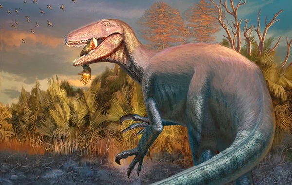 Gigantic dinosaur with 'claws like hedge trimmers' found with croc leg still in its jaws in Argentina