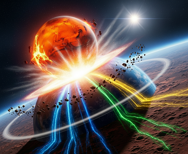 Mars Büyüklüğünde Bir Gezegen, Dünya’ya Hayat mı Getirdi
