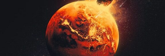 Mars'a Asteroitler Çarptı ve Bunların Kalıntıları Manto Tabakasında Sıkışıp Kaldı