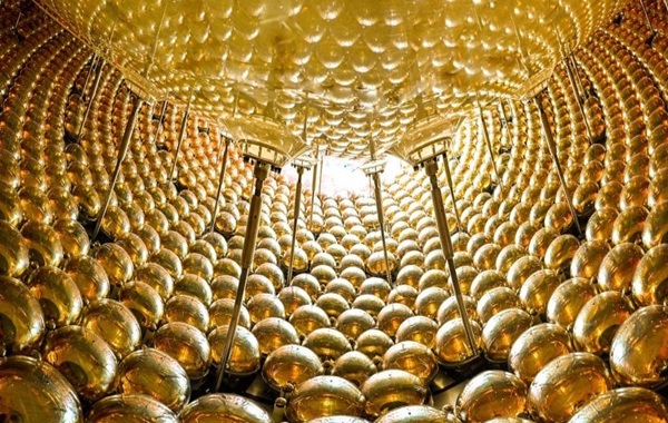 The World's Largest Neutrino Detector Switches on Deep Underground