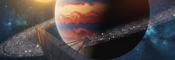 A Planet with Two Suns—How Did This Super-Jupiter Stay Hidden for Years?