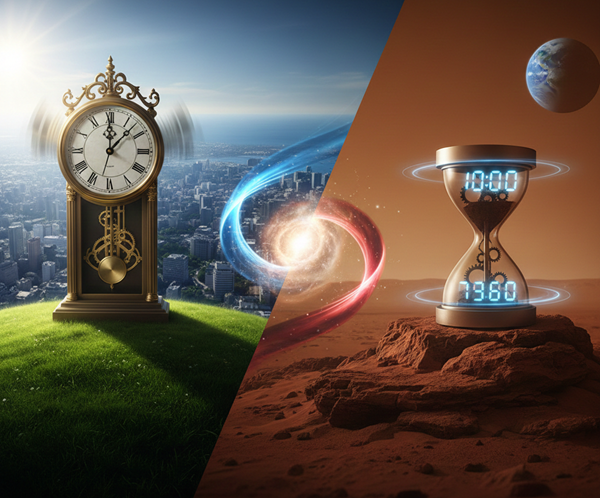 Time Moves Faster on Mars—but What Does That Mean for Human Survival There?