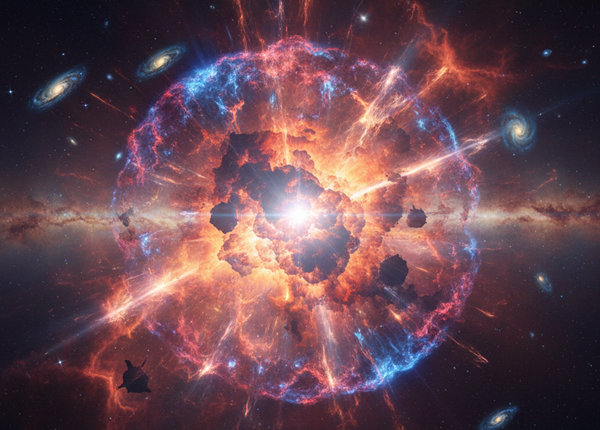 James Webb Captures a Primordial Supernova from the Dawn of the Universe—An Unexpected Cosmic Explosion That Defies Expectations