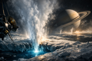 Satürn’ün Küçük Uydusu Büyük Bir Sırrı mı Açığa Çıkarıyor Cassini, Yaşamın Bileşenlerini Buldu Enceladus’un Barındırabileceği Şeylere Hazır mıyız