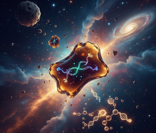 “Space Gum”: Did Asteroids Really Invent the First Building Blocks of Life?