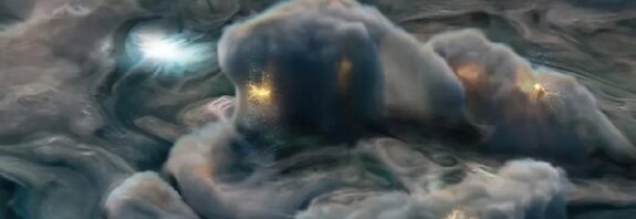 Jüpiter'deki Şimşek, Dünya'dakinden Bir Milyon Kat Daha Güçlü