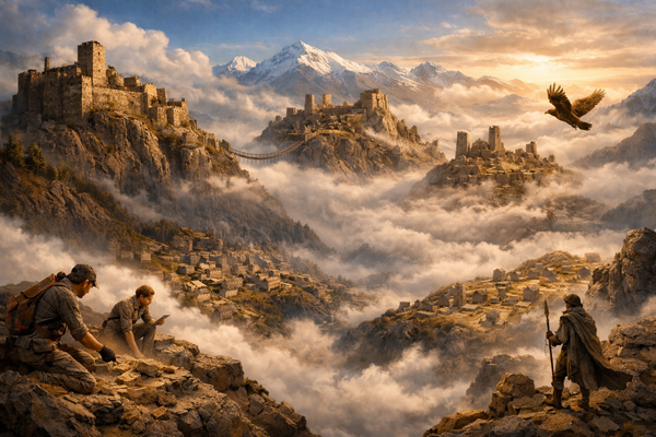 A Lost Civilization in the Clouds—Who Built Georgia’s Mysterious Highland Fortresses, and Why Did They Disappear