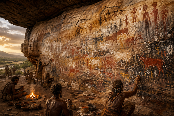 Nine Thousand Years of Paint on One Sacred Rock Wall in Kenya—Why Did Entire Civilizations Return Again and Again to Leave Their Mark?