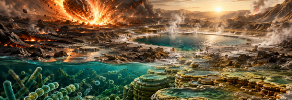What If Earth Learned to Breathe Inside an Asteroid Wound… And Mars Once Hid the Same Secret?