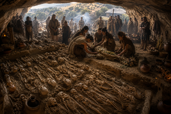 What Killed 92% of the Children in Europe’s Largest Copper Age Tomb—and Why Did They All Receive the Same Funeral