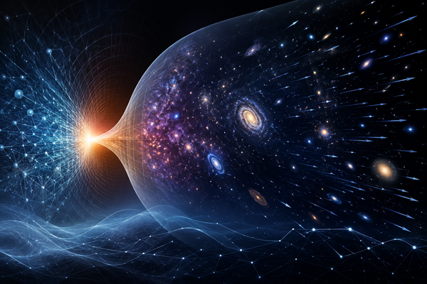 What if the universe's accelerating expansion isn't dark energy at all—but the first visible fingerprint of quantum gravity?